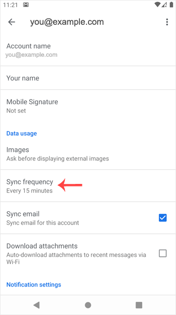 set-sync-android-cpanel-email-config.gif